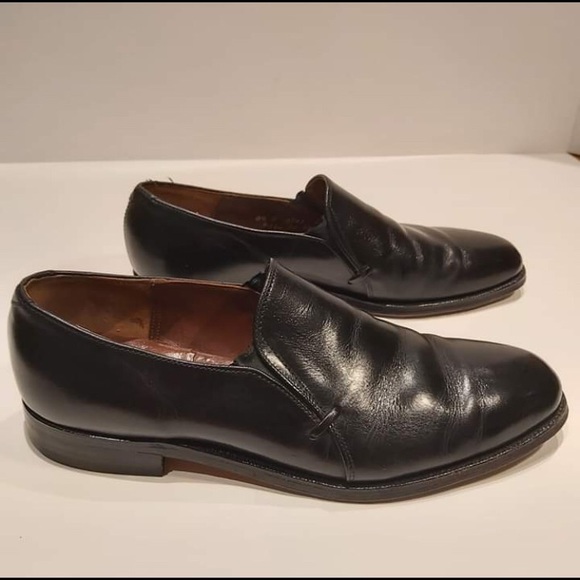 Black Hartt men’s dress shoes handcrafted 8 1/2 - Picture 3 of 8